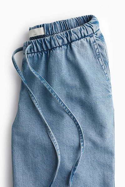 H&M MAMA Denim pull-on trousers