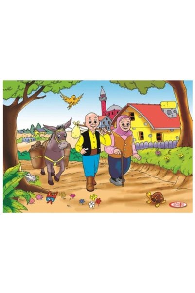 Generic Brand Keloğlan And His Mother Wooden Puzzle 35 Pieces 25x35 Cm