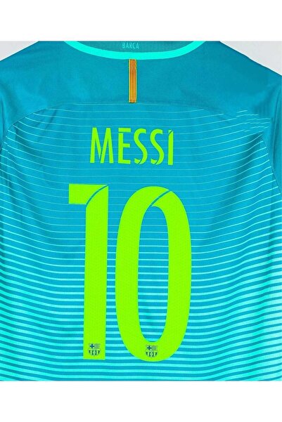 Alaturka Mix B'a'r'c'e'l'o'n'a 2016/17 Sezonu Lionel Messi Nostalji Forması (BLUE)