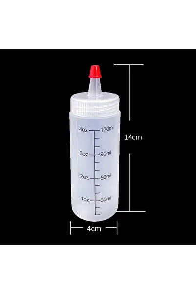 Choice 120ml 120/250/450ml Plastic Needle-nosed Scale Squeeze Bottle Squeezable Bottle with Leak-proof for