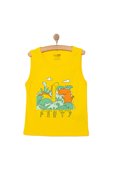 ebebek Hello Baby HelloBaby Basic Erkek Dinozor Partisi Baskılı Atlet Tshirt ...