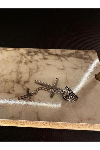 Mutenaura Gotik-Paslanmaz Çelik Unisex Küpe (Tekli Satılır)