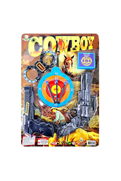 Genel Markalar SİLAHLI KOVBOY SETİ KARTELADA 3+ RED KİT