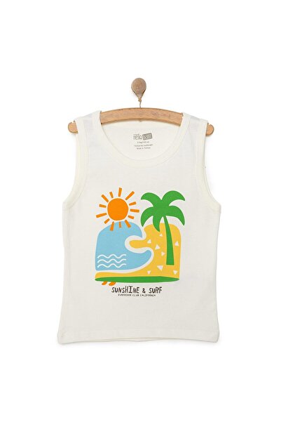 ebebek Hello Baby Hellobaby Basic Men's Beach Printed Athlete Tshirt Baby Boy