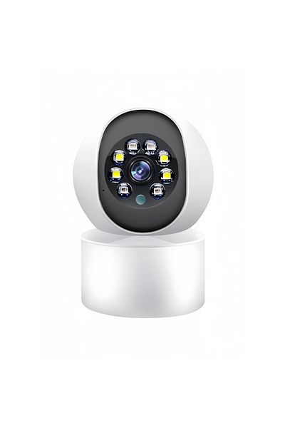 COOYA Home WiFi surveillance camera,360 panoramic HD,5 million pixels,64G memory,with night vision,white