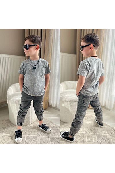 KOKOŞ BEBEK Set de blugi lavabili