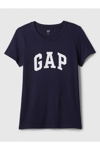 GAP Kadın Lacivert Gap Logo T-Shirt