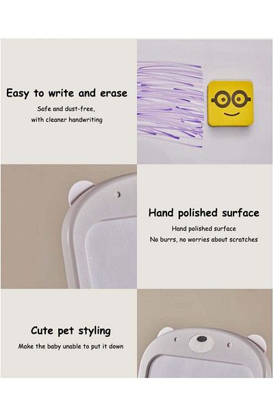 COOYA Portable children's drawing board,safe and durable,height adjustable,easy to assemble,with stool