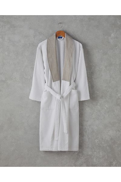 English Home روب حمام ليون قطن L-XL أبيض