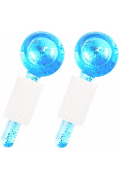 COOYA 2PCS Facials Ice Globes,Tighten Skin, Anti Ageing, Reduce Puffy and Wrinkle,for Face Neck & Eyes