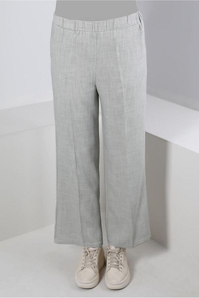 Alvina Pantaloni largi cu talie elastică 70521