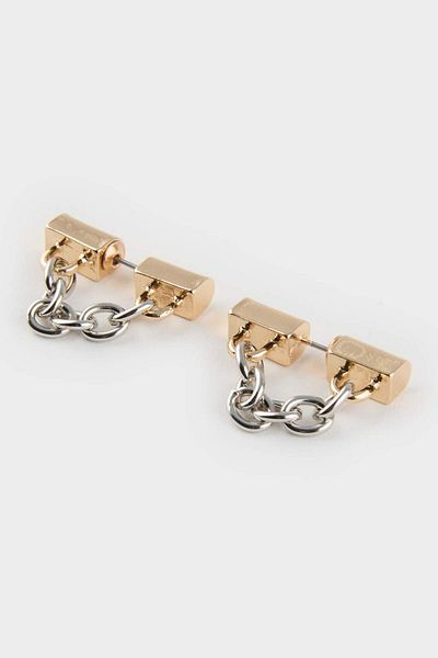DeFacto Women's Gold Earrings E8568Axns