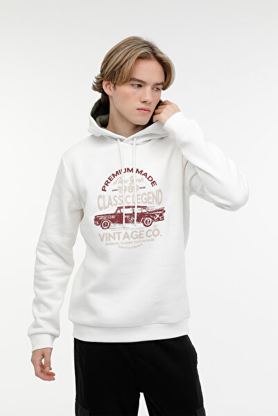 Kinetix ME PERCY-B 17ED08 3PR Ekru Erkek Sweatshirt