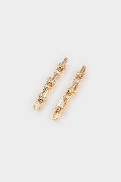 DeFacto Women's Golden Earrings (E9087Axns)