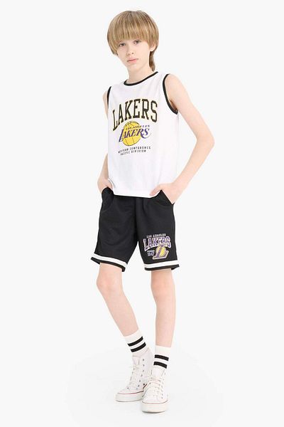 DeFacto قميص بدون أكمام للأولاد NBA Los Angeles Lakers برقبة دائرية E4845A825HS