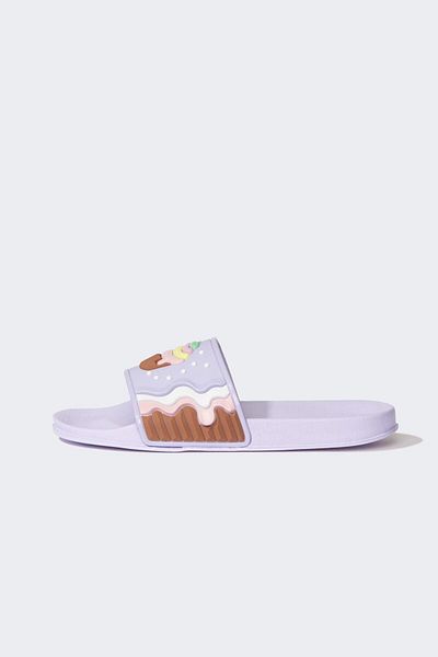 DeFacto Girl's D8916A825Sm Flat Sole Eva Slippers