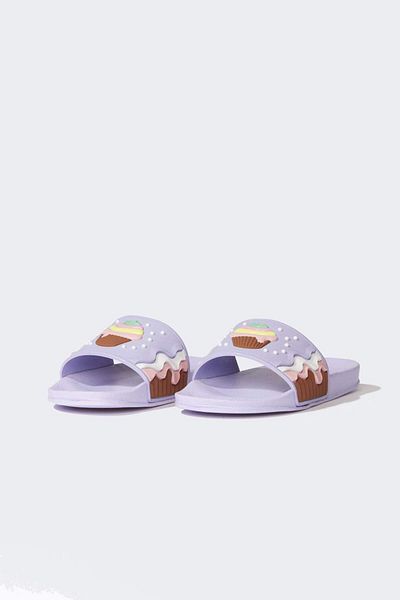 DeFacto Girl's D8916A825Sm Flat Sole Eva Slippers