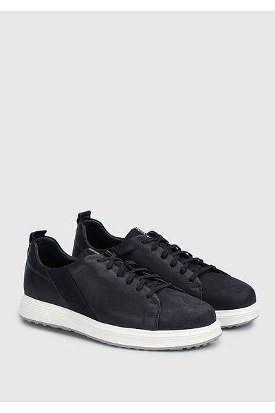 Dr.Flexer Leather Men's Shoes - Navy Blue