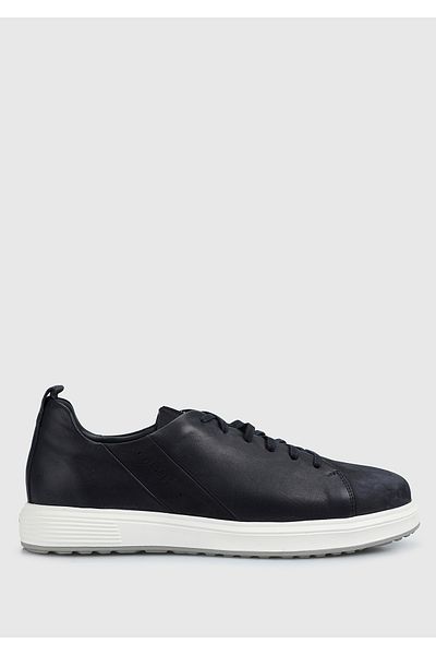Dr.Flexer Leather Men's Shoes - Navy Blue