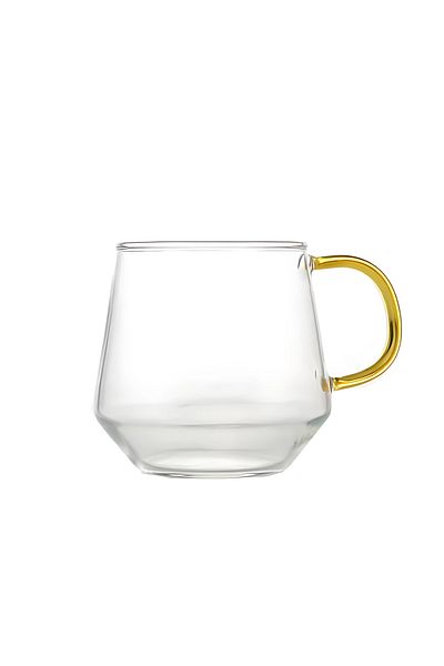 Yaren Style Borosilicate Truck Cup - 400ml Home Office Tea, Coffee, Soft Drink Glass