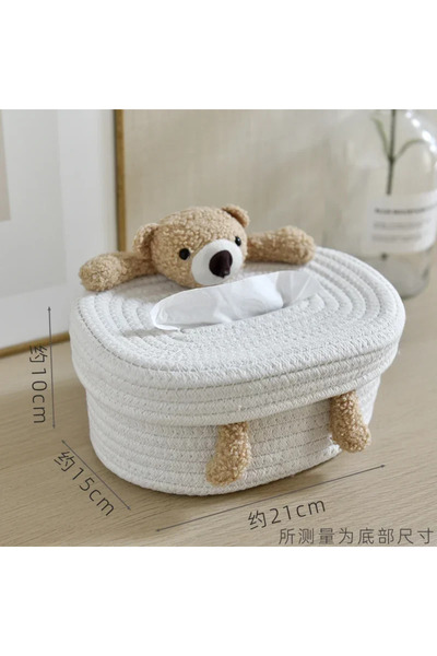 Choice علبة مناديل Xiaomi Bear Creative Nordic style Rabbit لتخزين غرفة المعي...