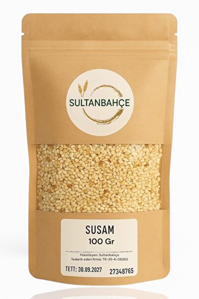 sultanbahçe Doğal Susam 100 Gr - Taze ve Geleneksel Lezzet