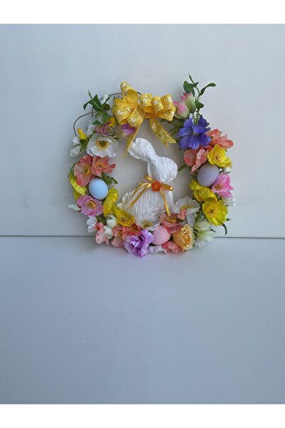 Yakamoz Konsept Paskalya bahar konsept yapay çiçek aranjmanı masa kapı süsü
