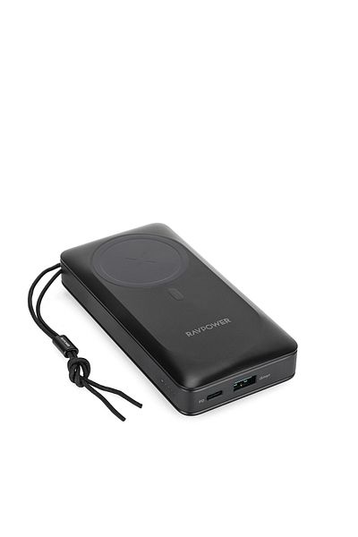 RavPower PD Pioneer 20,000mAh Magnetic Power Bank with Dual Ports | Fast Charging & Portable