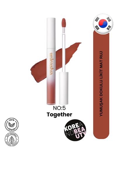 UNLEASHIA Velvet Tint No:5 |   Smooth Matte and Conditioner 4g