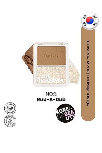 UNLEASHIA Tap Me Palette Duo No:3 Rub-A-Dub |   Matte & Sunny Eyeshadow Palette