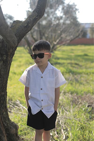 TCT TEKSTİL Cămașă cu guler pentru copii (cu căptușeală) -6020