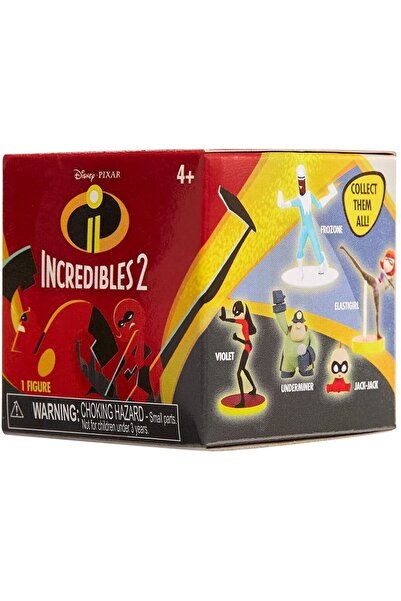 Jakks مجموعة شخصيات ديزني بيكسار الخارقون 2 المصغرة الغامضة - قطعة واحدة