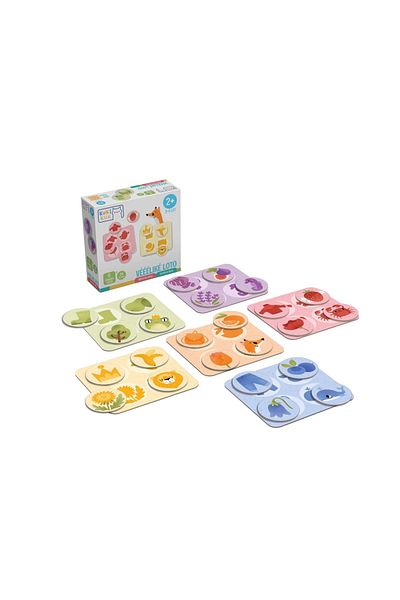 Kuki Joc educational, Loto culori, obiecte si animale, KuKiKuk Efko, 24 jetoane, varsta 2-5 ani