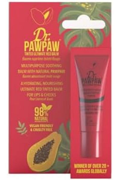 Dr. PAWPAW DR PAW PAW Lip Balm, Ultimate Red, 10 ml - Lot of 15
