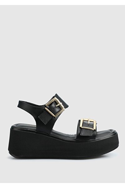 Provoq Sandale cu toc negru pentru femei