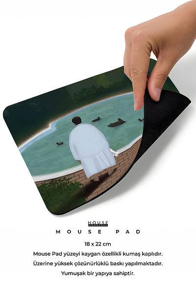 House Gorgeous لوحة ماوس مطبوعة مقاس 18 × 22 سم من The Sopranos بتصميم توني سوبرانو