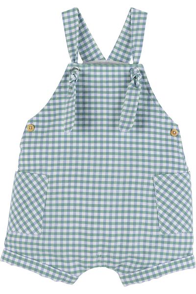 İdilbaby&Mamino İdi̇lbaby&Mami̇no Baby Boy Blue Plaid Salopet