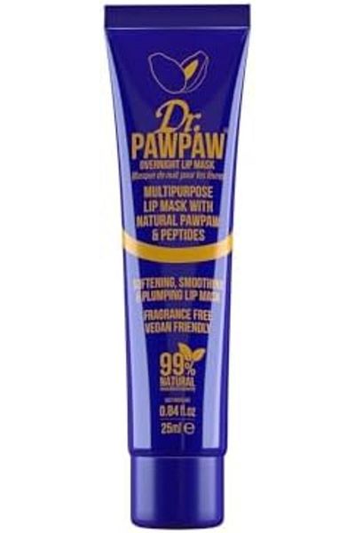 Dr. PAWPAW Dr.PAWPAW Overnight Lip Mask - Multi-Purpose Balm, Natural Pawpaw & Peptides Smooth Skin, Cracked Li