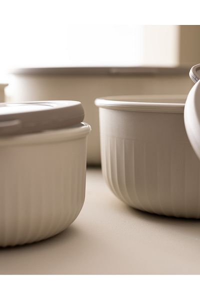 Madame Coco Beige Lucca Storage Container Set of 4