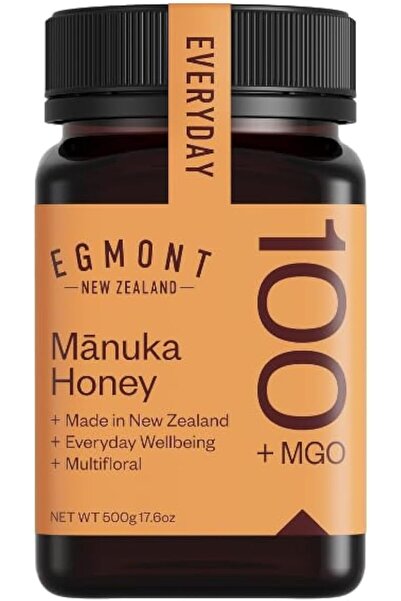 EGMONT عسل مانوكا الخام متعدد الأزهار 100+ MGO، 500 جرام
