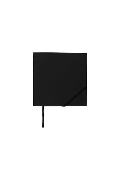 PAPER Square Delta agenda, hardcover, 18x18cm, 80 sheets, 80 grams/sqm, Black