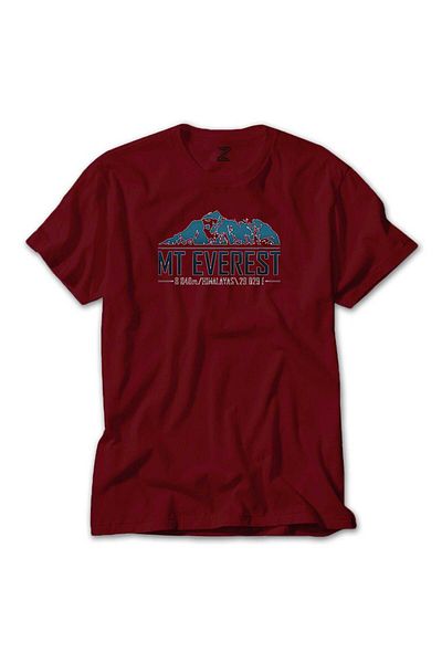 WAKHA Everest 8848 m Red T-Shirt