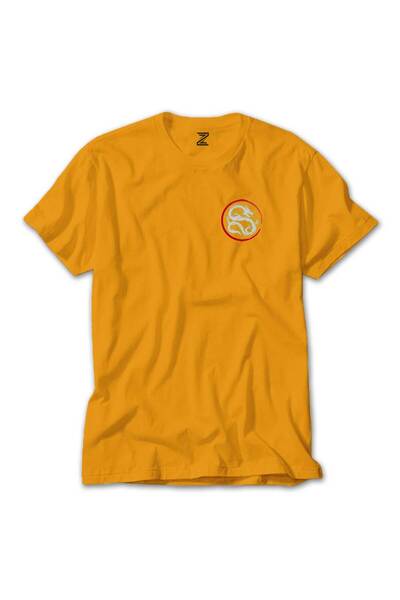 Generic Brand Dragon Karate Yellow T-Shirt