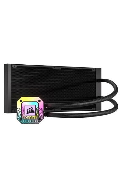 Corsair Cooler CPU Corsair H115i ELITE CAPELLIX XT, 2 x 140mm, iluminare RGB
