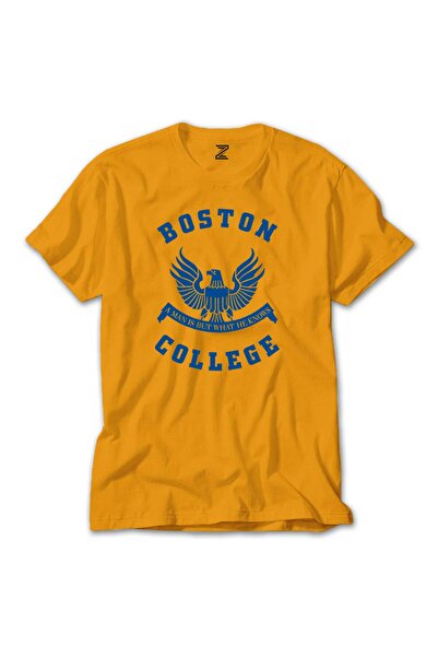 WAKHA Tricou galben cu sigla Boston College