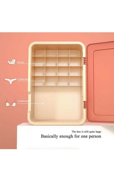 COOYA 17-Compartments Drawer Organizer, Storage Box, durable, Storage Box, For Socks Underwear