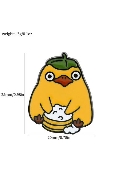 Choice Xz3070-2 Anime Spirited Eggette Hakuryu Away Brooch Kawaii Enamel Pins Gifts For Miyazaki-hayao Fans