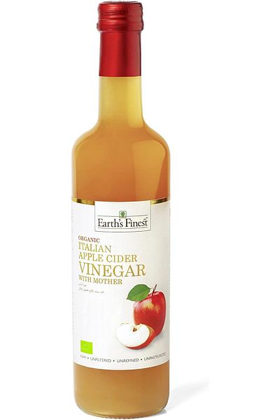 Earth s Finest Earth's Finest Organic Apple Cider Vinegar with Mother - 500ml | Unfiltered, Raw, 100% Natural