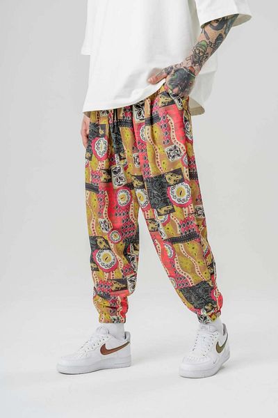 go gang own Thoth Pleated Shalwar with Elastic Waist and Legs