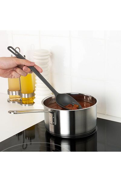 IKEA FULL NDAD Spoon, grey, 33 cm